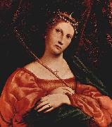 Lorenzo Lotto Hl. Katharina von Alexandrien oil on canvas